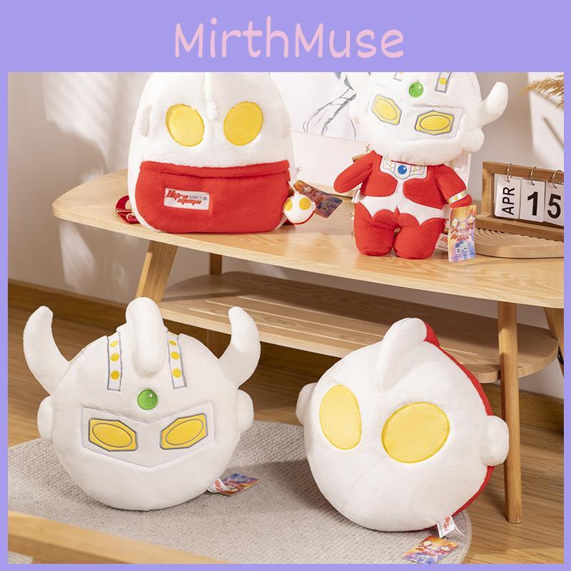 Short Ultraman Taro Fur Plush School Bag With Pp Cotton For Kids Gift Idea