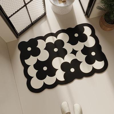 High-End Diatom Mud Bathroom Mat: Water-Absorbing, Anti-Slip, Wear-Resistant, Dirt-Resistant.