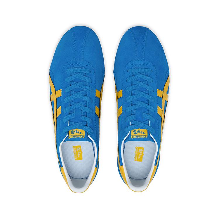 ONITSUKA TIGER Runspark Retro Comfortable Durable Low-Top Lifestyle Sneakers Unisex Sneakers Blue Yellow 1183C338-400