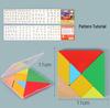 Wooden Tangram Puzzle Toy for Children and Students