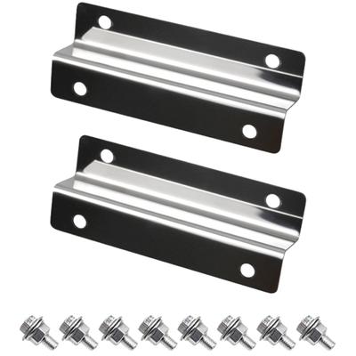 Ailunate Rear Fender Extension Bracket High Jet Truck Mudguard Sunbar Truck Pixis Truck Stainless Steel Mud Flaps Pack of 2