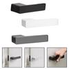 Black Minimalist Door Lock Noise-Free Door Lock Smooth Operation Mechanism Bedroom Door Lock Effortless Closing For Interior Use
