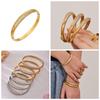 Stainless Steel Zircon Diamond Buckle Bracelet - Versatile European-American Light Luxury Fashion Accessory