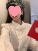 Women's Cotton French Lace Collar Bell Sleeve Top - Korean Style Fashion Shirt in White