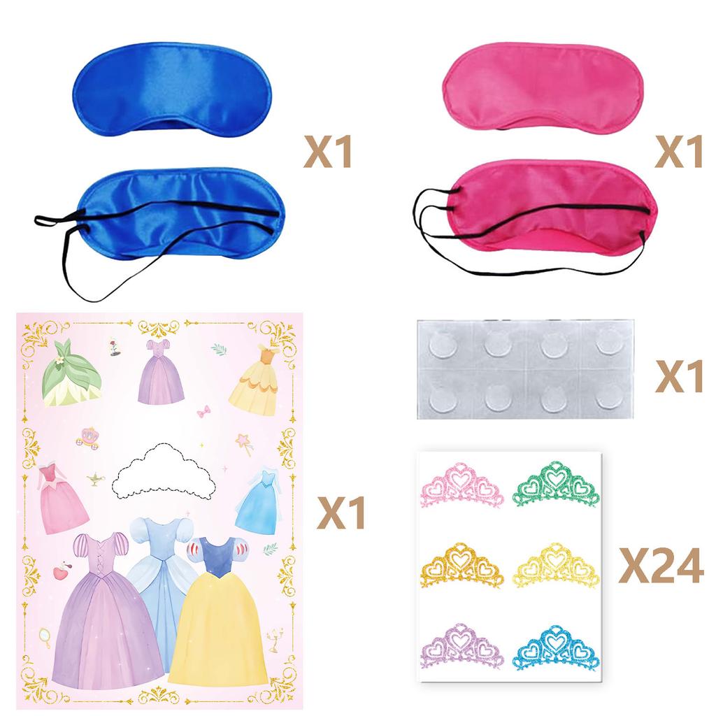 Princess Dress Theme Party Supplies Birthday Decoration Princess Party Decoration Party Arrangement Tableware