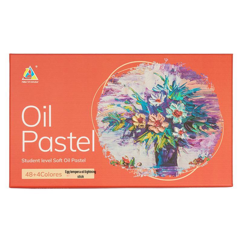 Professional Heavy Oil Pastels & Brushes: 12/24/36/48 Colors for Art & School Projects
