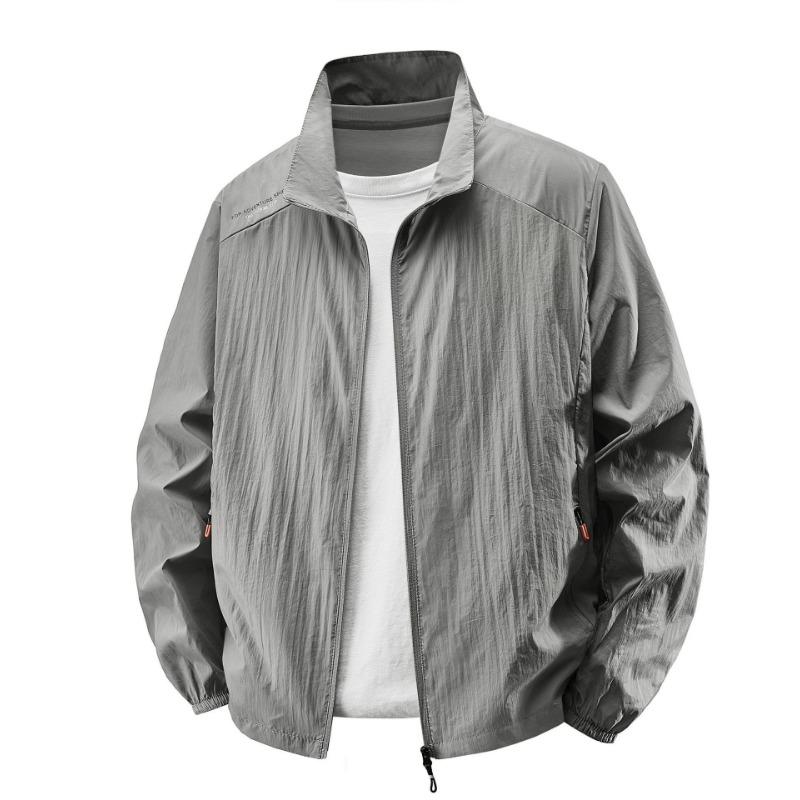

Men s Sun Protection Clothes for Summer Thin Ice Silk Quick-drying Daily Wear Jacket Skin Jacket UV Angling Suit High Quality Practical Daily Use M