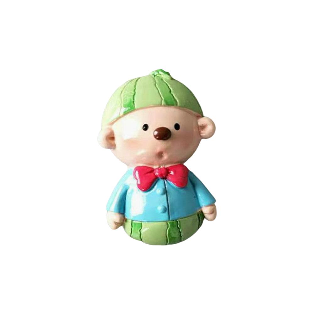 

Новый мультфильм милый фрукт кукла 3D смола наклейки на холодильник клубника арбуз апельсин груша украшение для дома кухня подарки