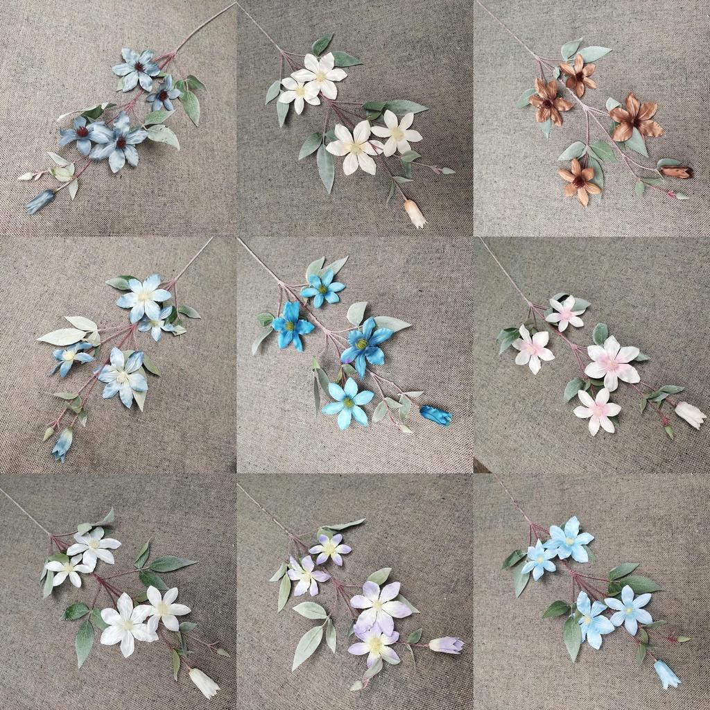 15color Faux Iris Flower Arrangement For Party Celebrations And Photography Props