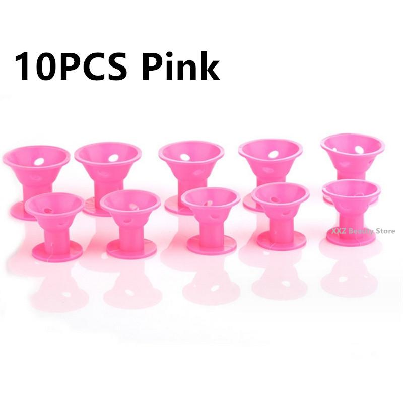 Magic Hair Care Rollers Set -10/20/100PCS Soft Silicone Hair Curler No Heat No Clip DIY Curling Styling Tool For Beautiful Curls