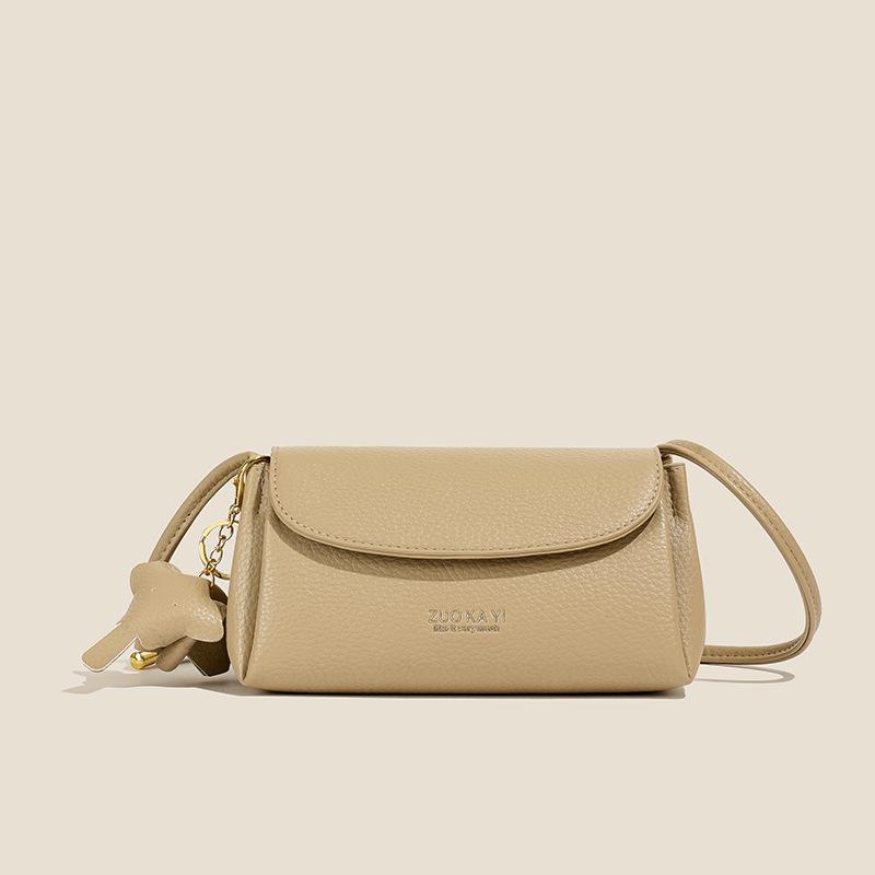 Women's Bag New Soft Leather Messenger Bag Satchel Small Bag Shoulder Versatile Summer Soft Leather Women's Bag