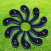10pcs Neoprene Golf Club Iron Head Covers Putter Set Protector Case Golf Accessory