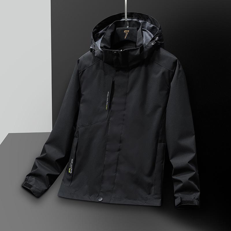 

Live Streaming E-commerce: New Season Outdoor Windproof & Waterproof Jacket with Detachable Hood for Couples 2XL