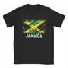 Jamaica Vintage Jamaican Flag T Shirt Summer  Y2K Casual T Shirts Cotton Hippie Tee Shirt For Unisex Design Top Tees