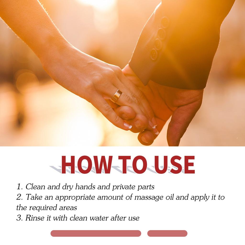 Men's Massage Oil Endurance Enhancement Long-Lasting Men's Care Massage Oil Extended Strength Massage Oil,10ML