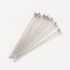 100Pcslot 14K 18K Gold Plated 16-50Mm Ball Head Pins Diy Jewelry Making Findings Brass Metal Flat Head Eye Head Pins Supplies