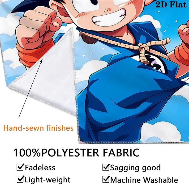 Son Goku Wall Tapestry Aesthetic Wall Hanging Printed Fabric Blanket Decorative Tapestries For Bedroom Living Room Home Decor