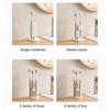 Toothbrush Holder Makeup Brush Storage Rack with Anti-Slip Base 360-Degree Rotatable Bathroom Toothbrush Storage Rack