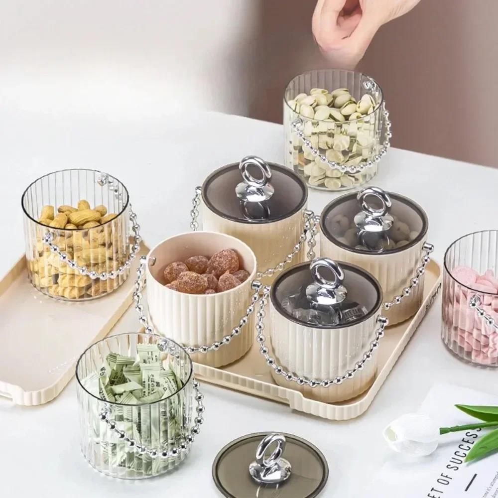 Candy Plate Set Tray Home Living Room Snack Storage Box Creative Decoration Wedding Candy Box Light Luxury Nordic Fruit Box