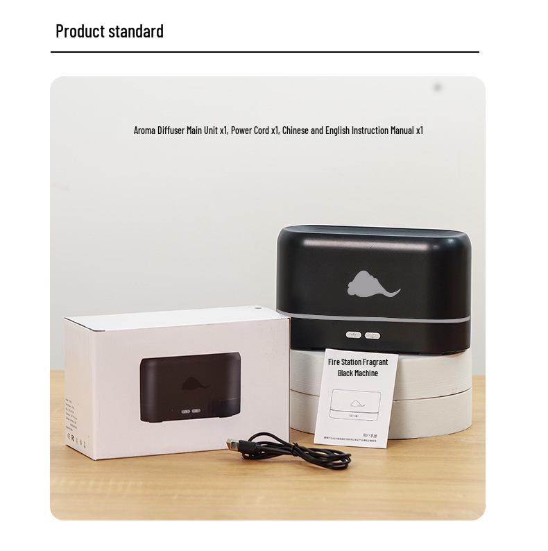Ultrasonic Aroma Diffuser with Humidifier & Air Purifier - Silent Operation, Color Lights, Large Mist Output