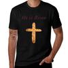 He Is Risen Shirleys Bread Apron Community Tshirt Work Style Casual Tshirt