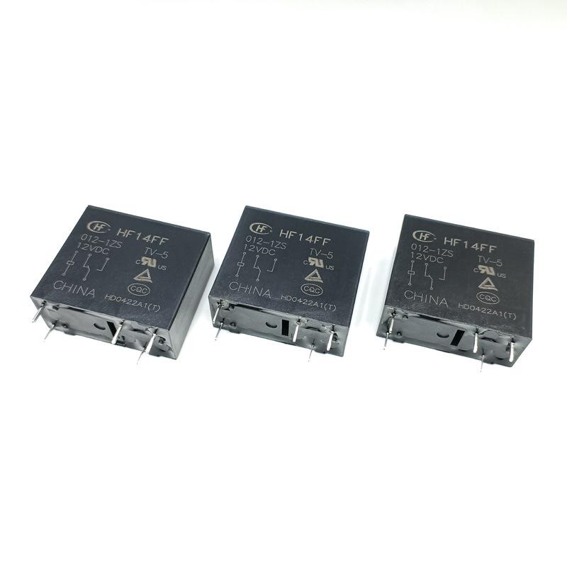 Hongfa Relay HF14FF 10A 5-Pin Changeover Set (HF14FF-012-1ZS / HF14FF-024-1ZS)