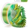 1Kg Silk Rainbow Pla Filament 1.75Mm Shiny Multicolor 3D Printer Filament Fast Color Change  Plus-Minus 0.03Mm 1Kg Spool
