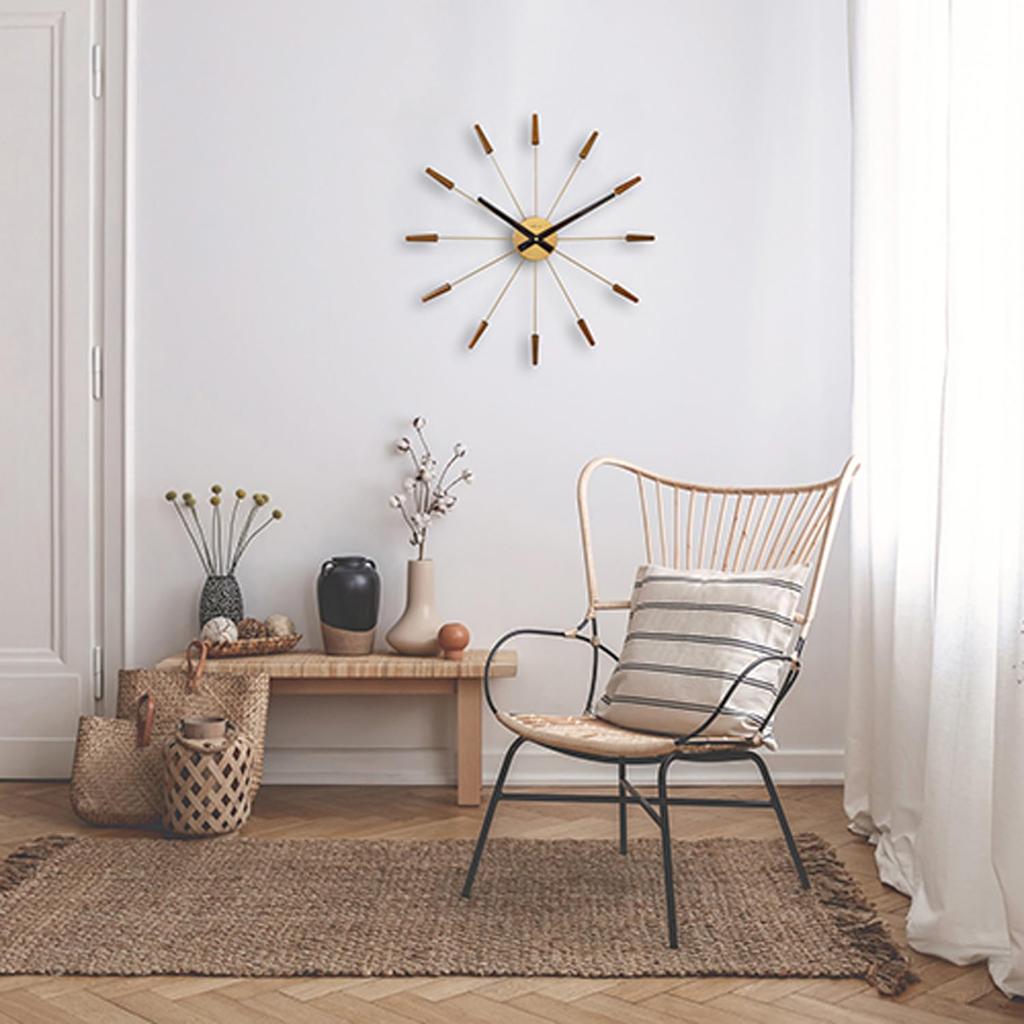 El Commune Wall Clock GD Plug-inn NXT-2610BR