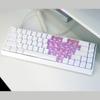 Ergonomic 21 Key Transparents Cats Shaped Keycaps With Heart Pattern PC Construction For Comfort Typing And Gaming Setups