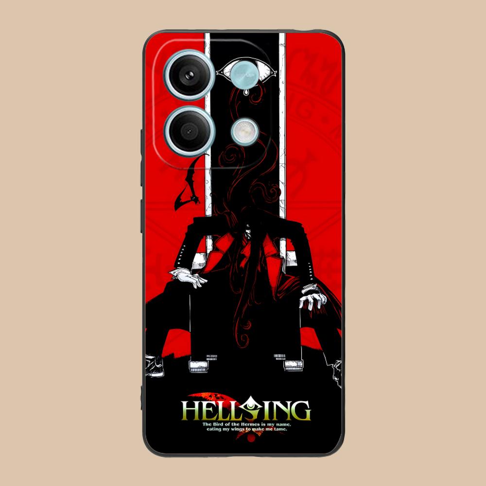 

Anime Alucard Hellsing Phone Case for POCO F7 F6 F5 F4 F3 F2 Pro GT C75 C71 C65 C61 C40 Pro Ultra Colorful Printing Cover Pretty Poco F7