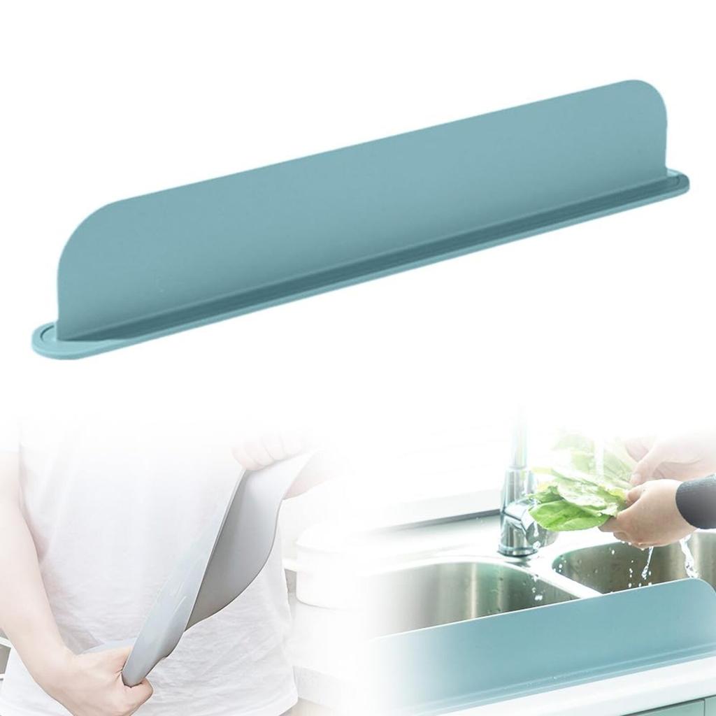 Silicone Sink Guard, Kitchen Silicone Sink Guard, Bathroom Countertop Portable Water Retaining Bar Reusable Waterproof Guard