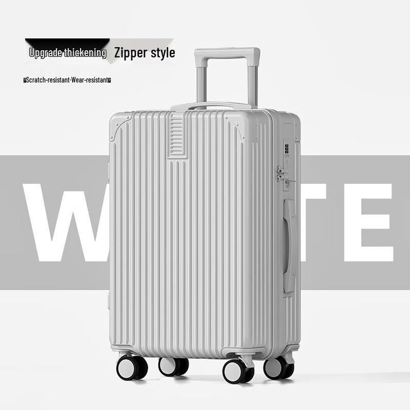 Oumanfei Travel Trolley Luggage with Silent Universal Wheels 26 inch