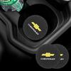 2Pcs Car Interior Coaster Water Cup Non-Slip Pad Silicone For Chevrolet Cruze Malibu Colorado Suburban Equinox Blazer Trax Spark  LZ3