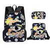 Classic Popular astronaut space 3D Printed 3pcs/Set pupil School Bags Laptop Daypack Backpack Inclined shoulder bag Pencil Case