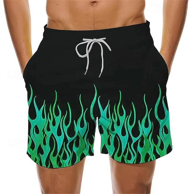 Summer Adult Men's Beach Pants for Street Casual Wear 3D Printed Short Pants for Outdoor Quick-drying Beach and Swimming Shorts