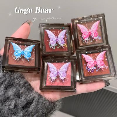 Butterfly Blush Cream Texture setosa Lunga tenuta e naturale Nuovo ombretto e rossetto multiuso
