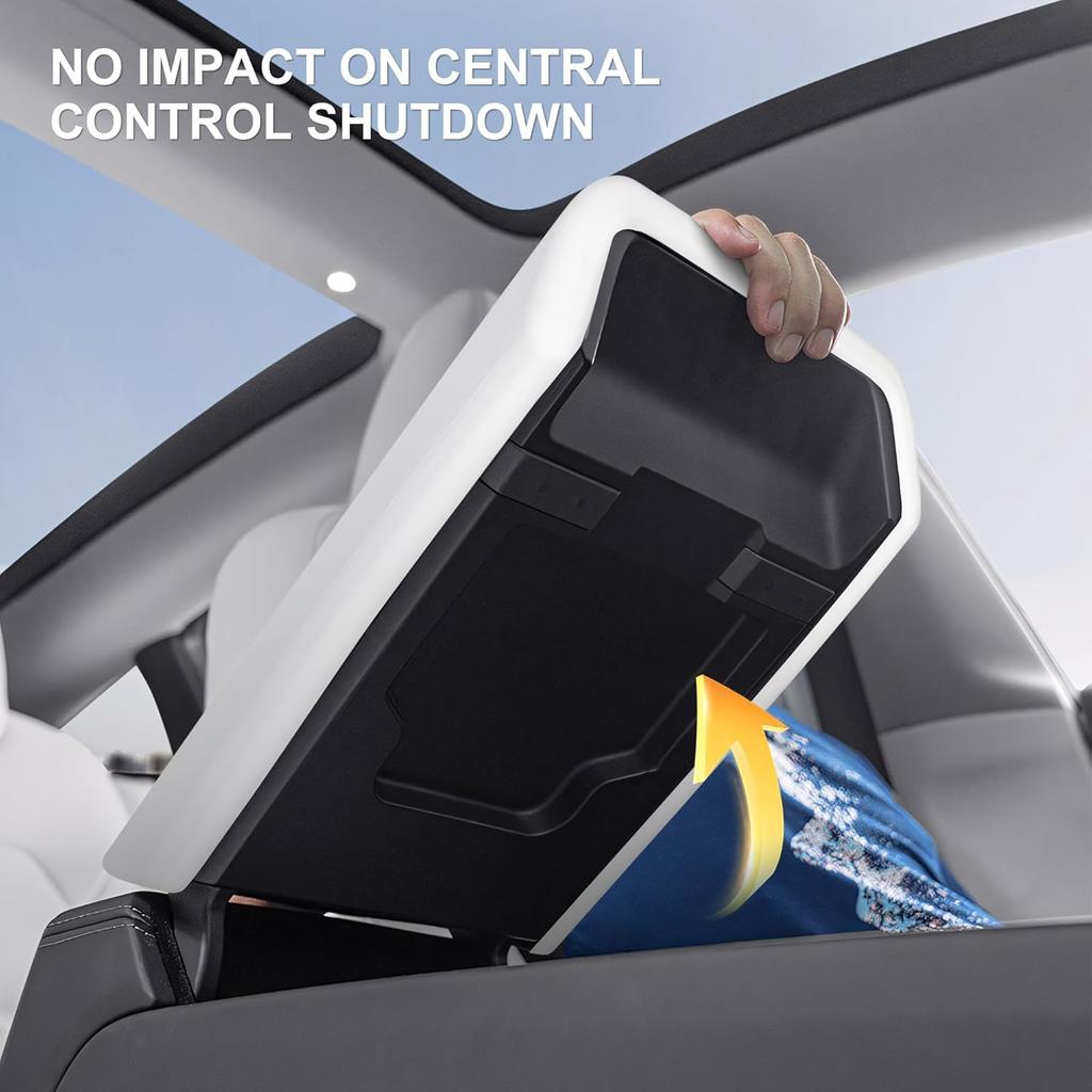 TPE 2025 2026 For Tesla Model Y Center Console Armrest Cover Juniper/Model 3 Highland Non-Slip Arm Rest Protector Accessories