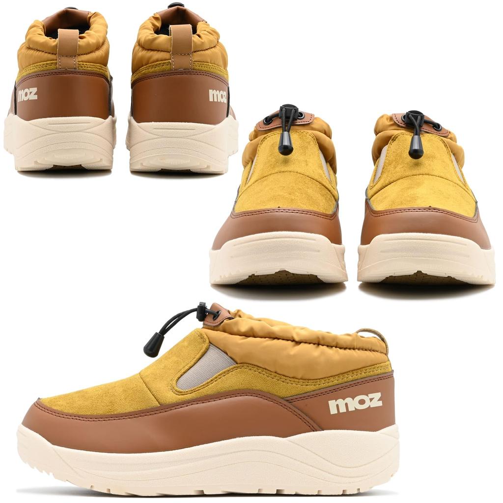 moz U 5687 LLL Moc Snow Boots for Fall and Cold Fleece Quicklace Brown, (5687, BRO, LLL) - Low-Cut Winter, Waterproof, Water-Repellent, Weather,