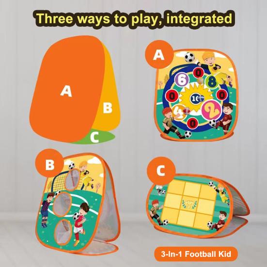 Throwing Game Toy 3 in 1 Convenient Scoring Folding Storage Multiplayer Competitive Target Exercising Entertainment Cloth Splash Cornhole Set