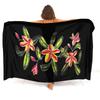 Bikini Coat Anti-Slip Sarong Hawaiian Vintage Pattern Custom Floral Print Polynesian Sarong Summer Beach Soft Shawl