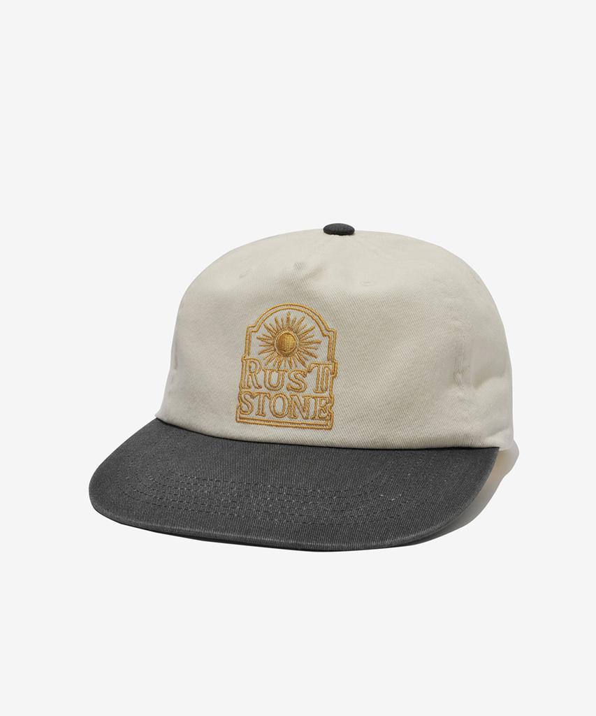 Leoseuteuaenseuton Sun Emblem Ball Cap Ivory/Black