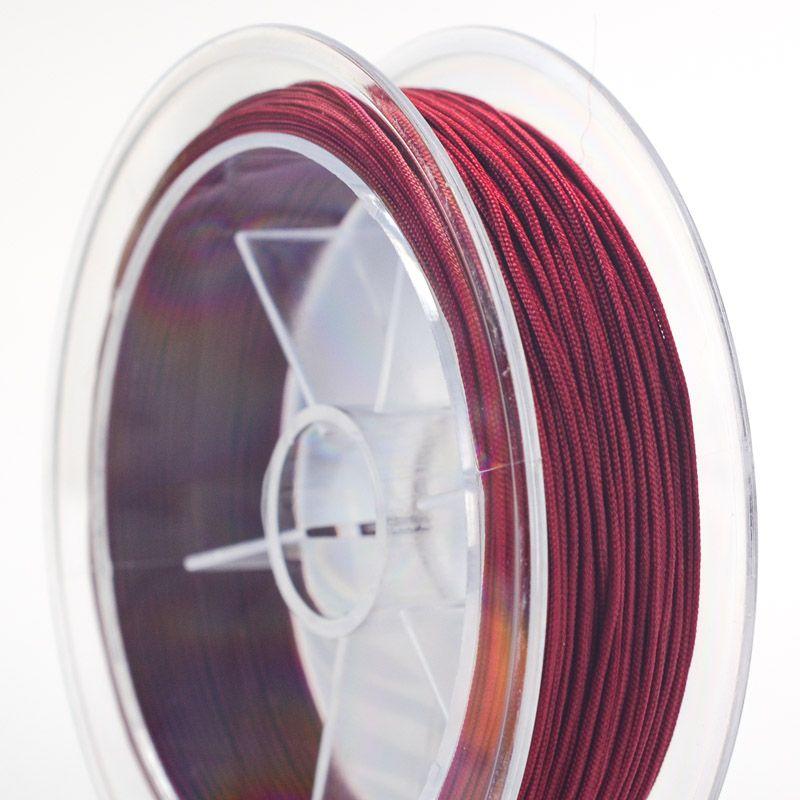 

нет. 72 Нефритовая нить Высокое качество DIY Проволока Разноцветный Плетеный Ручной ремешок Ожерелье Показать Креативный опыт Ручная работа Веселье Spicy oil Red(11# 60 meters)