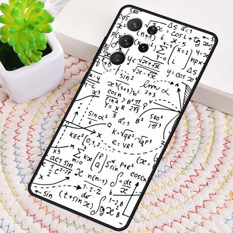 Chemical Math Formula Phone Case for Samsung Galaxy note 10 pro S26 Ultra S23 S24 FE S25 S21 S22 PLUS shockproof Cove