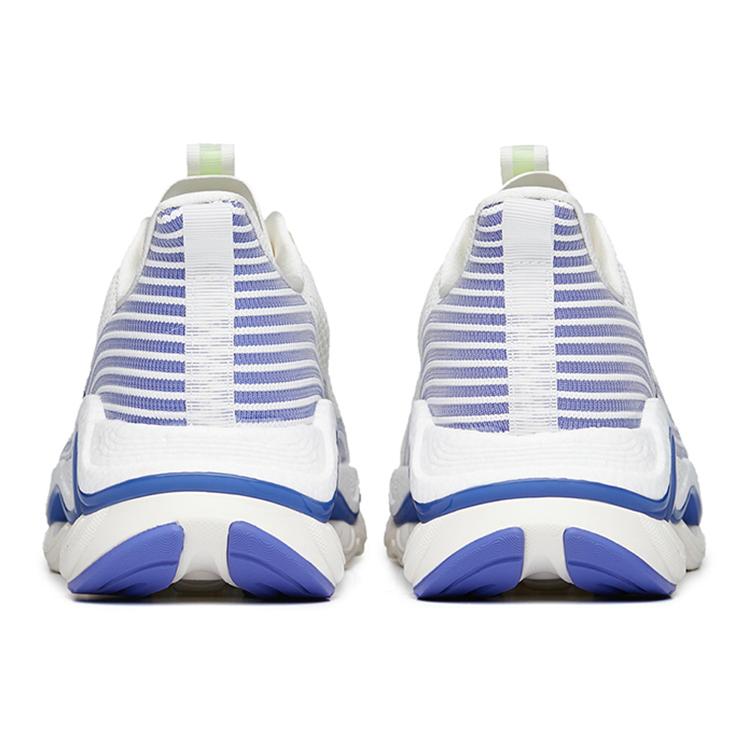 New Anta Martian Foam Lightweight And Wear Resistant Low Top Running Shoes Men's White Purple 112225582-2