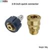 M22-14 To 3/8" Quick Connect High-Pressure Washer Copper Adapter