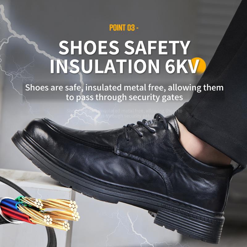 Safety Work Shoes Impact-resistant, Anti-penetration & Insulated Industrial Safety Boots