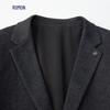 ROMON Men's Striped Wool Blend Stretch Business Casual Blazer
