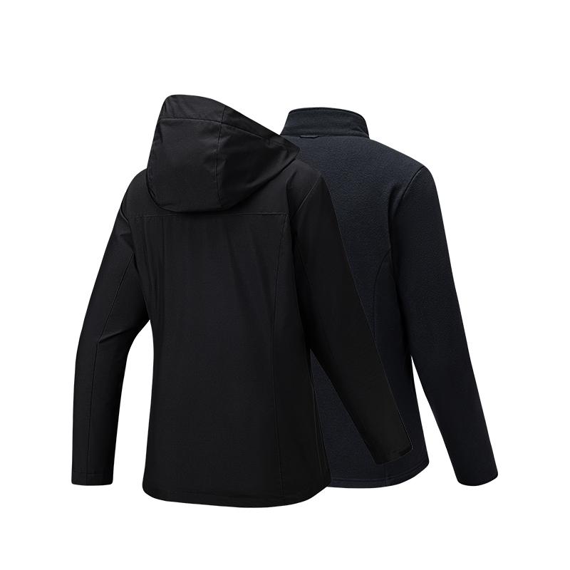 Anta Training Series Simple Solid Color Loose Comfortable Hooded Jacket Women Jackets 162547601-5