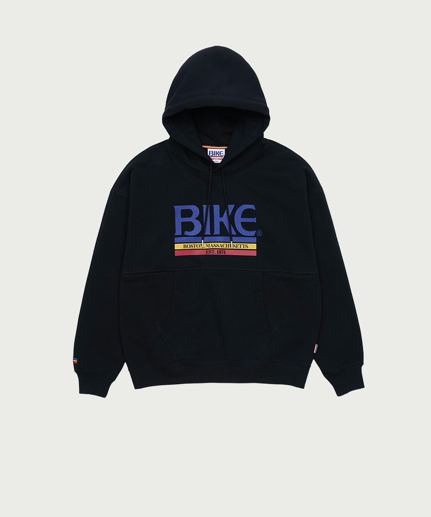 Bike Basic Logo Hooded Sweatshirt _ Black Bk/M