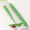 Black Ink Flowers Insects Leaves Pen ST Nib Signature Pen Soft Rubber Dancing Gel Pen  Award Gifts